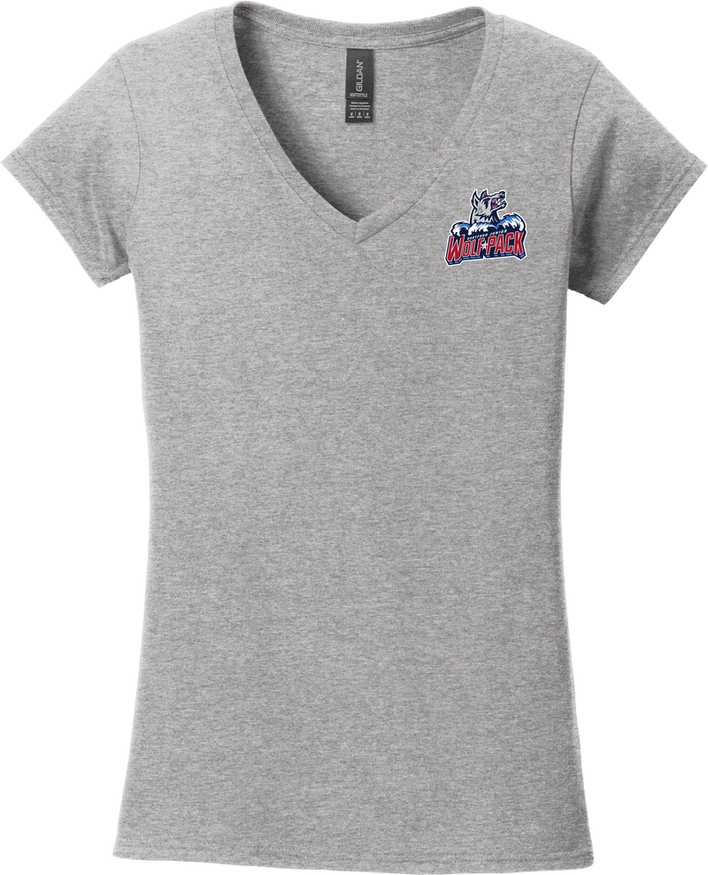 Hartford Jr. Wolfpack Softstyle Ladies Fit V-Neck T-Shirt
