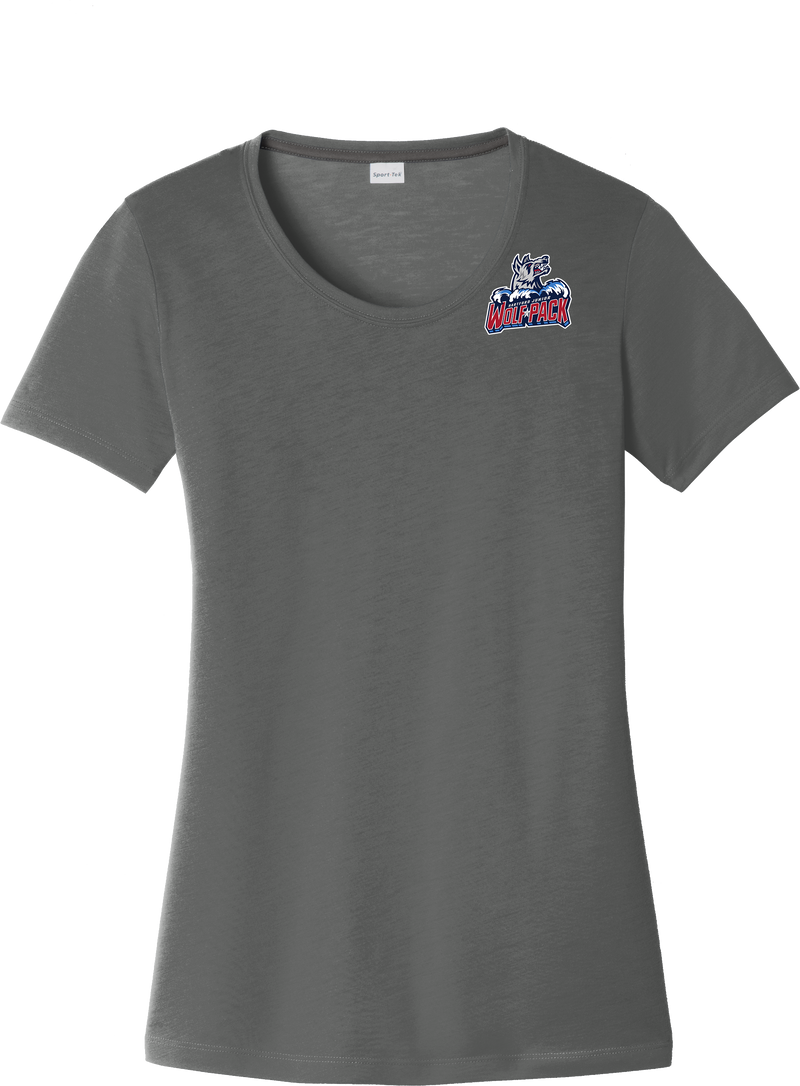 Hartford Jr. Wolfpack Ladies PosiCharge Competitor Cotton Touch Scoop Neck Tee