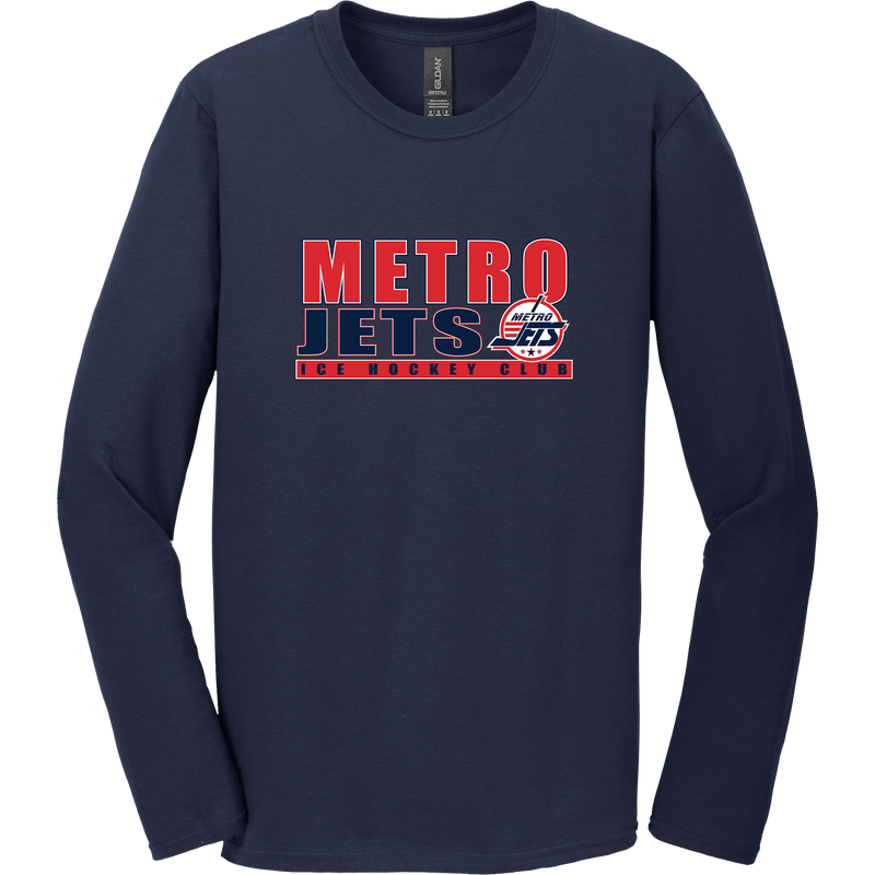 Metro Jets Softstyle Long Sleeve T-Shirt