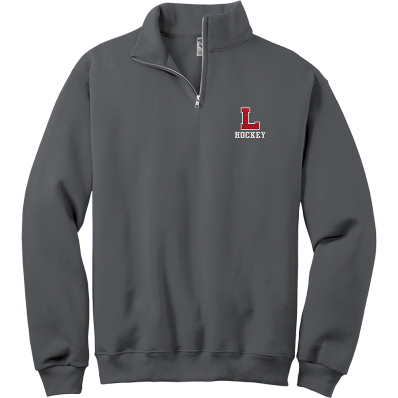 Lawrenceville Hockey NuBlend 1/4-Zip Cadet Collar Sweatshirt