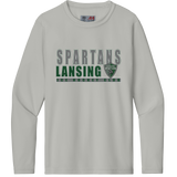 Lansing Spartans Youth Cooling Performance Long Sleeve Tee