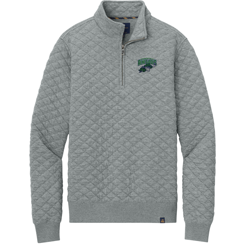 Kensington Valley Renegades Brooks Brothers Diamond Quilt 1/4-Zip