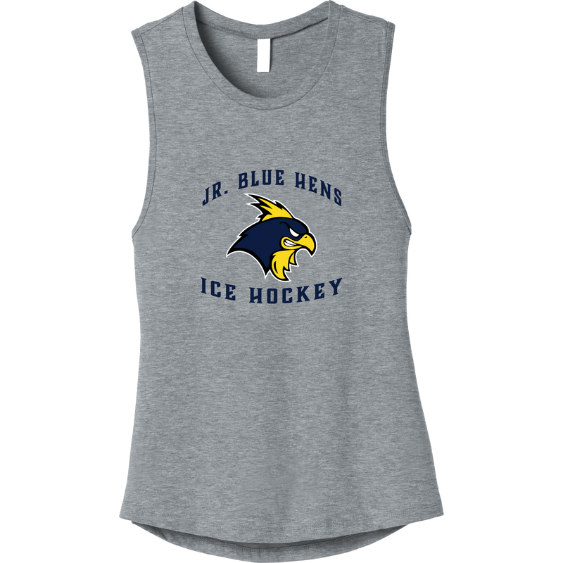 Delaware Jr. Blue Hens Womens Jersey Muscle Tank