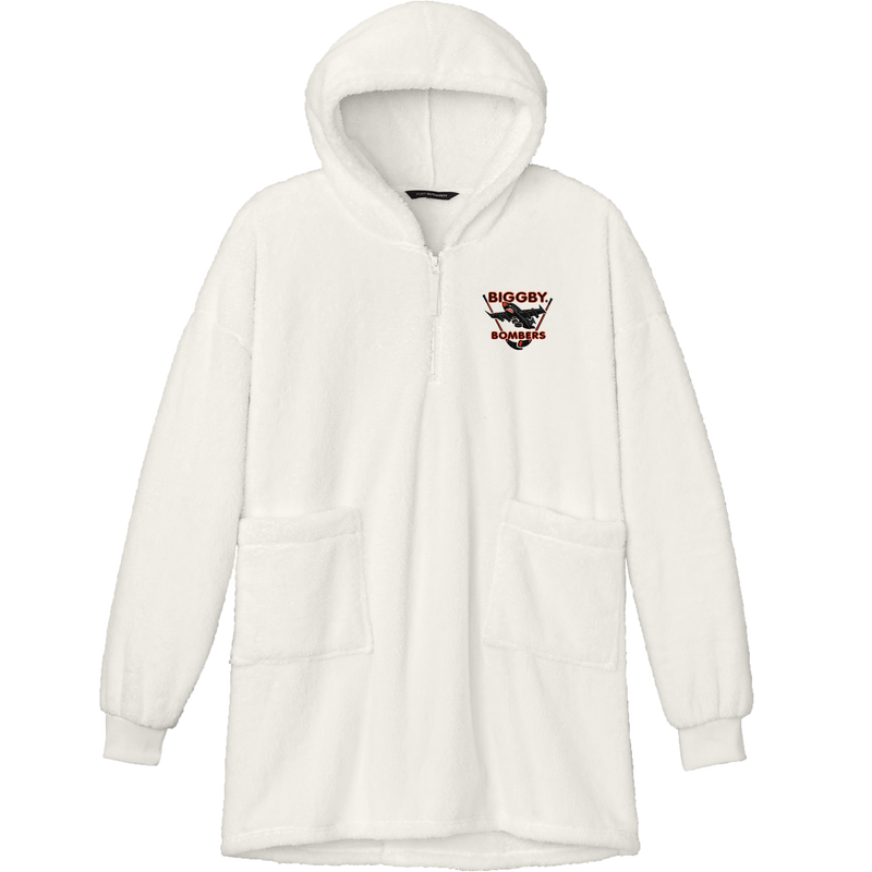 Biggby Bombers Plush Poncho