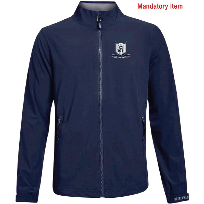 CML Girls Ice Hockey Adult Breakaway Lightweight Warm Up Jacket