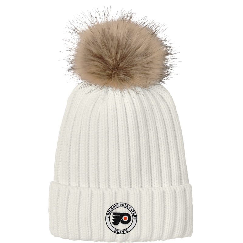 Philadelphia Flyers Elite Faux Fur Pom Beanie