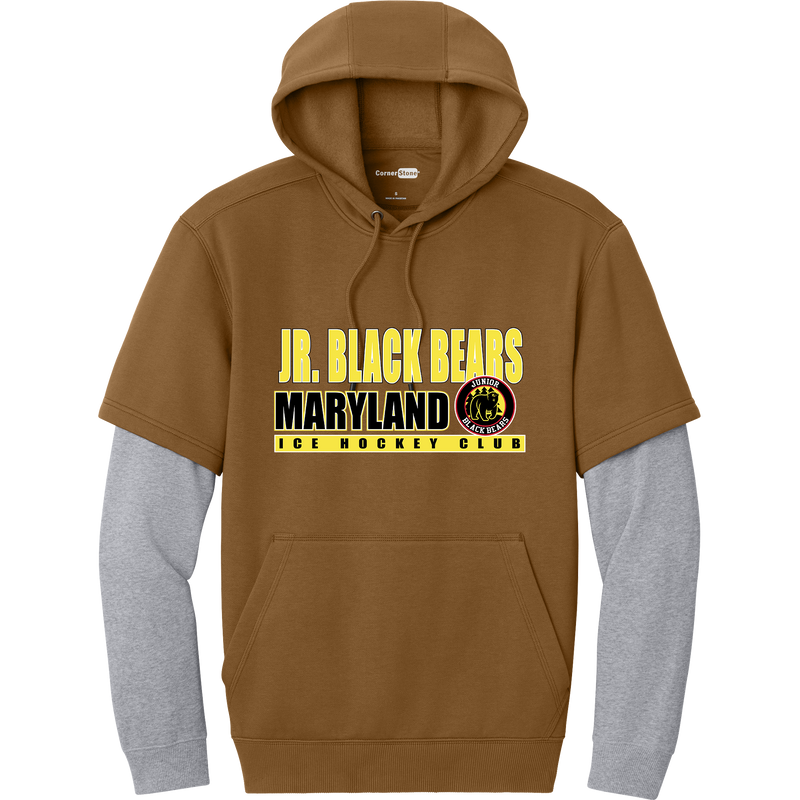 MD Jr. Black Bears Tough Fleece Layered Hoodie