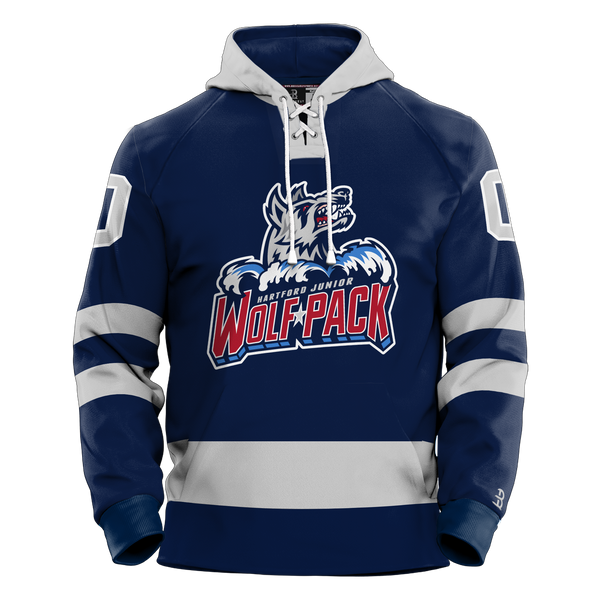 Hartford Jr. Wolfpack Youth Sublimated Retro Hoodie