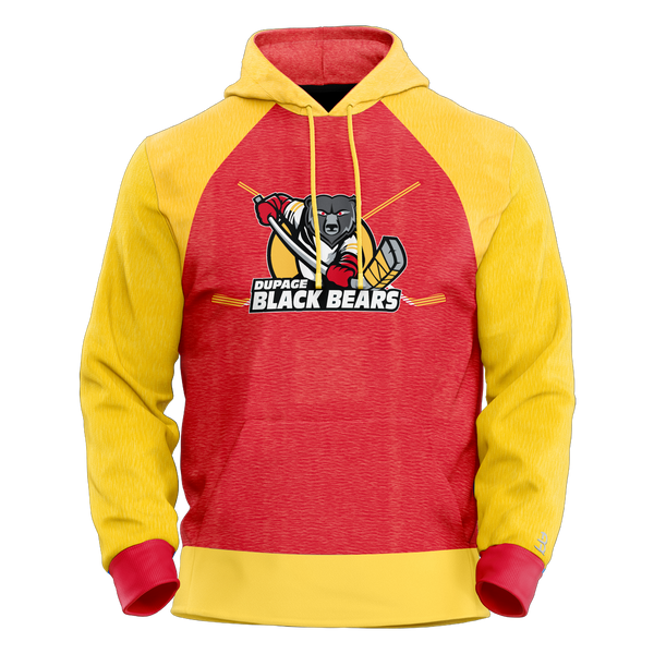 Dupage Black Bears Youth Sublimated Retro Hoodie