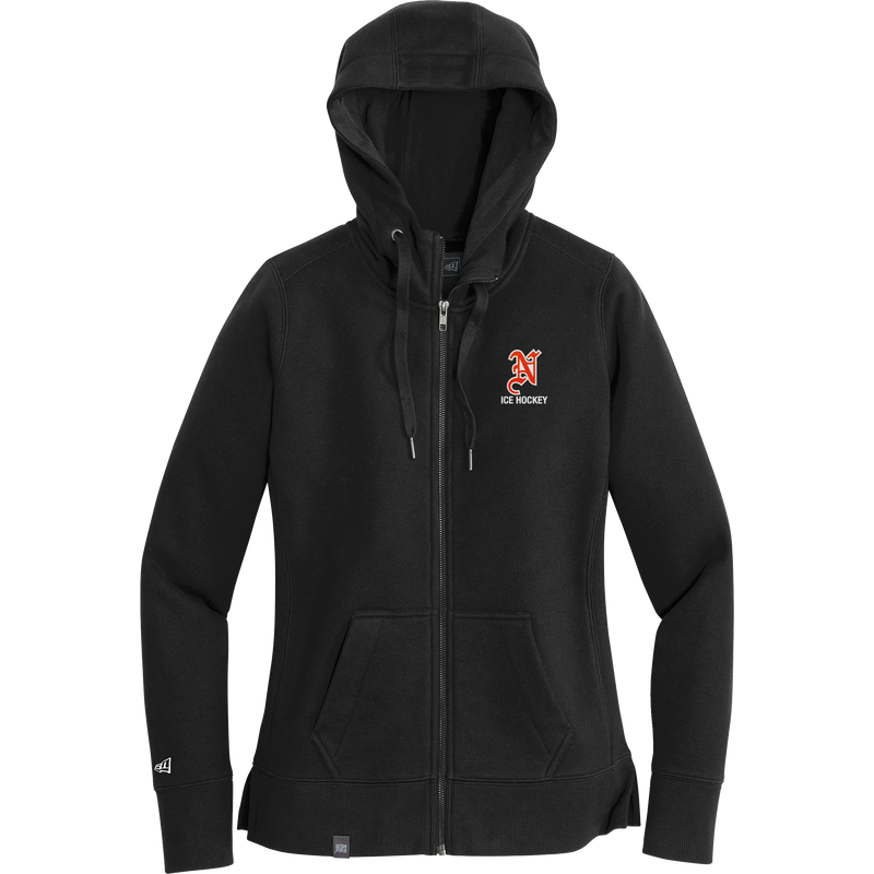 Midd North Hockey New Era Ladies French Terry Full-Zip Hoodie