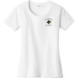 Delaware Jr. Blue Hens Ladies PosiCharge Tri-Blend Wicking Scoop Neck Raglan Tee