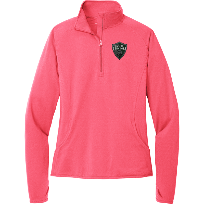 Lansing Senators Ladies Sport-Wick Stretch 1/4-Zip Pullover