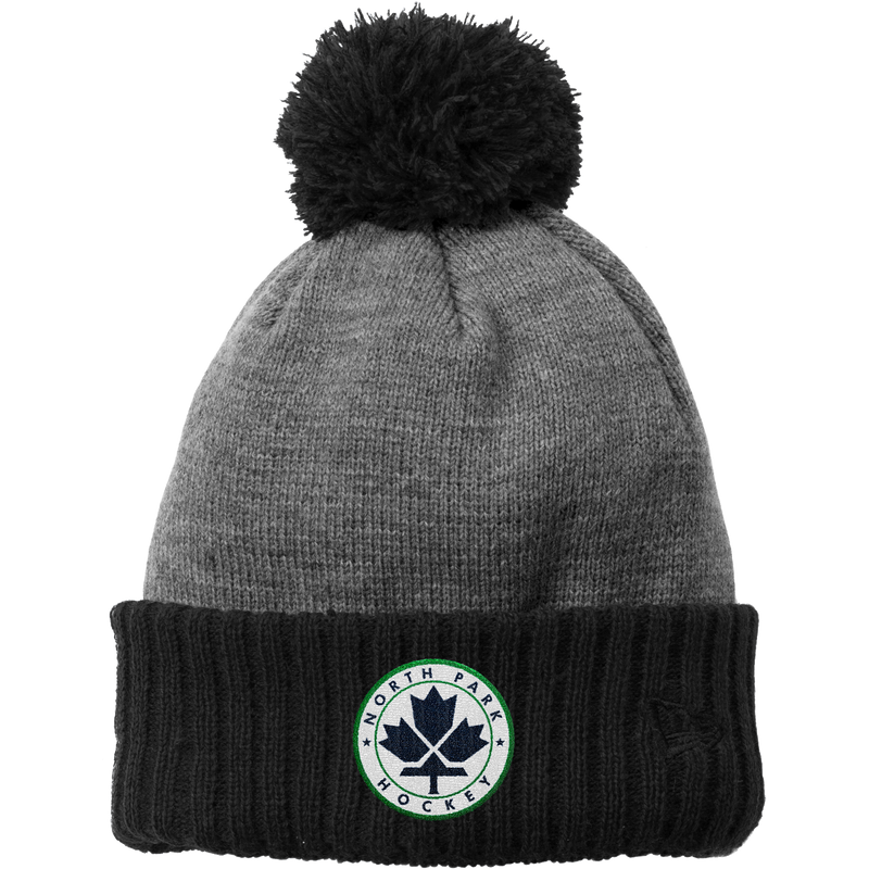 North Park Hockey New Era Colorblock Cuffed Beanie