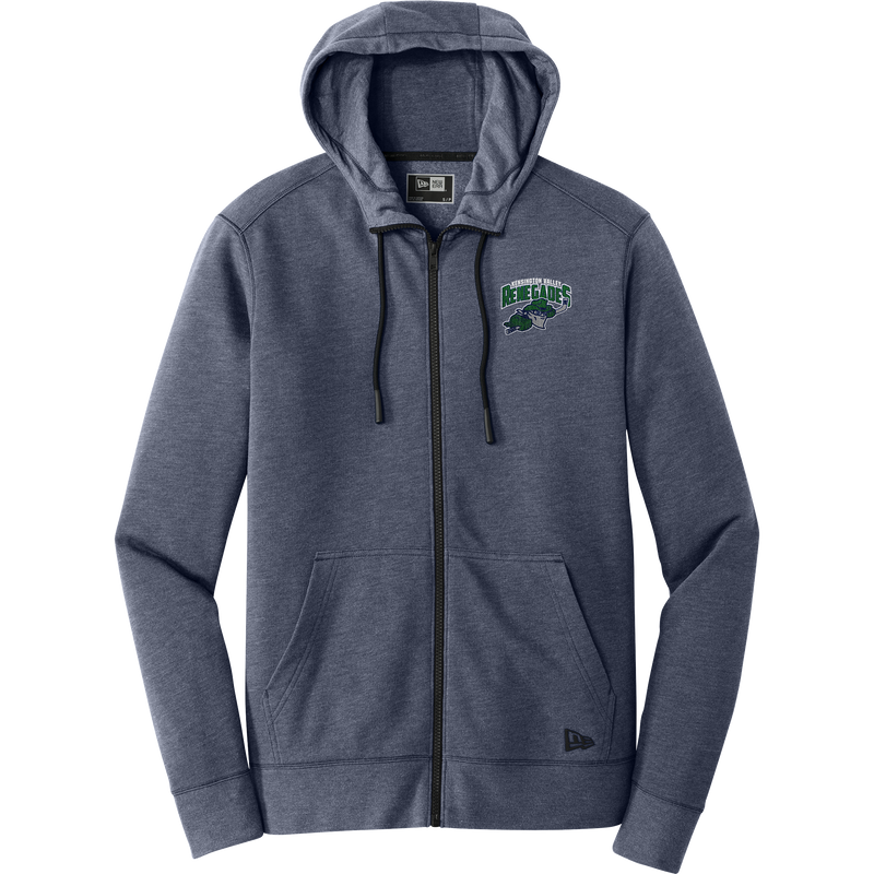 Kensington Valley Renegades New Era Tri-Blend Fleece Full-Zip Hoodie