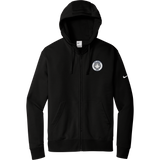NJ Jets Nike Club Fleece Sleeve Swoosh Full-Zip Hoodie