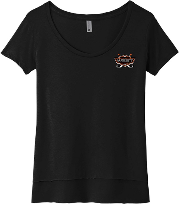 Orange County West Womens Festival Scoop Neck Tee