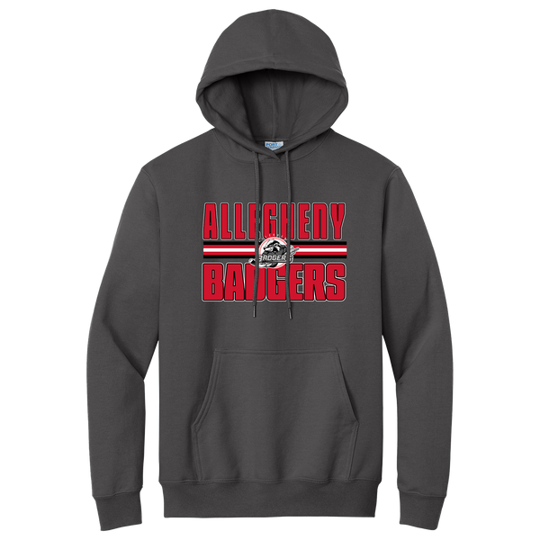 Allegheny Badgers Essential Fleece Pullover Hooded Sweatshirt