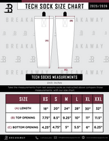 Allegheny Badgers Sublimated Tech Socks