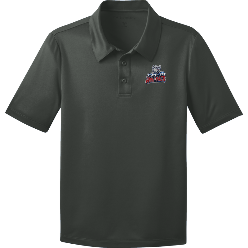 Hartford Jr. Wolfpack Youth Silk Touch Performance Polo