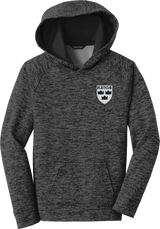 North Jersey Kings Youth PosiCharge Electric Heather Fleece Hooded Pullover