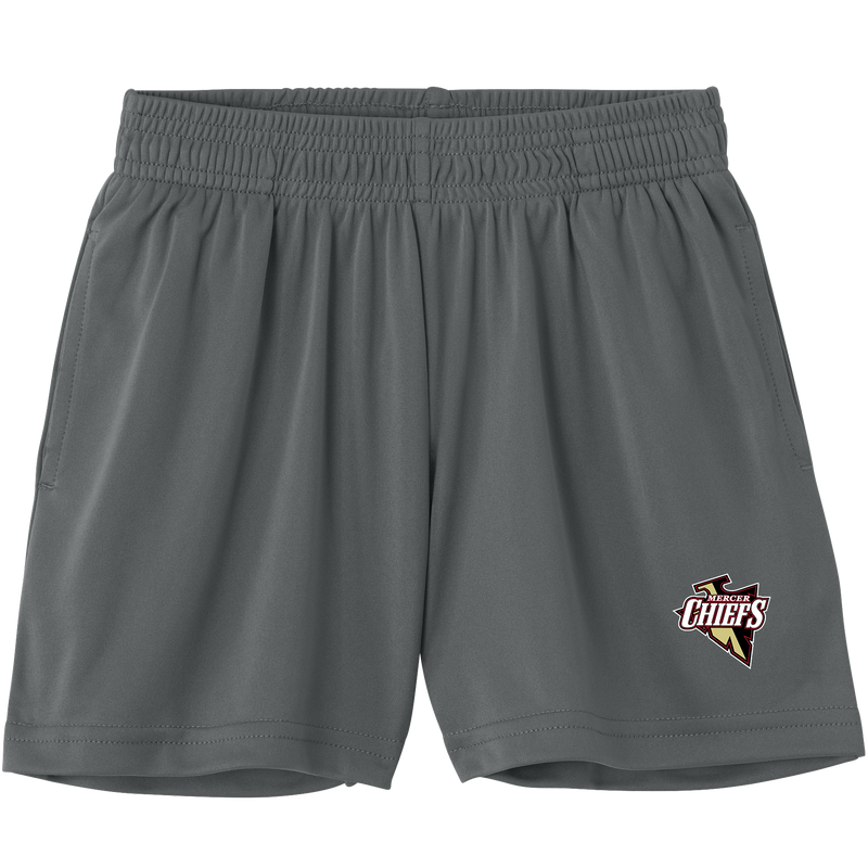 Mercer Chiefs Youth PosiCharge Competitor 5 Inch Pocketed Short