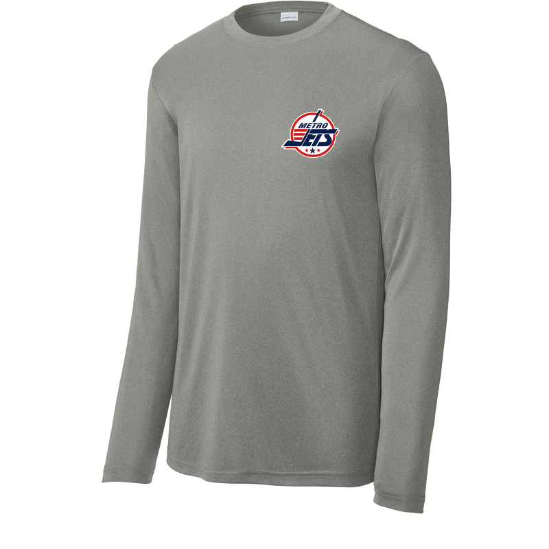 Metro Jets Youth Long Sleeve PosiCharge Competitor Tee