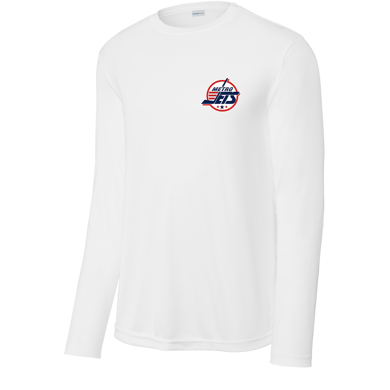 Metro Jets Youth Long Sleeve PosiCharge Competitor Tee
