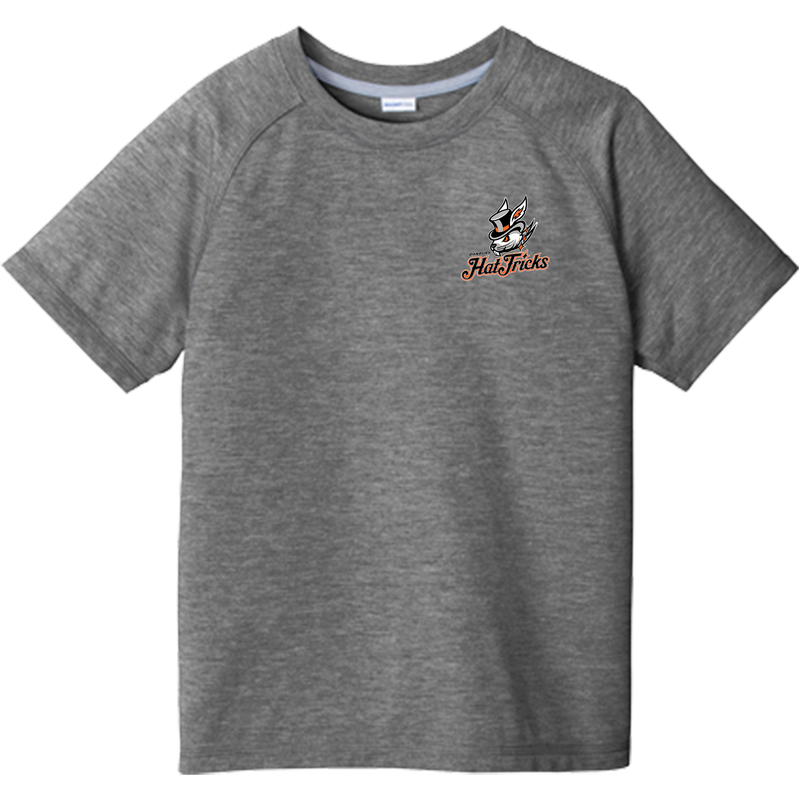 Danbury Hat Tricks Youth PosiCharge Tri-Blend Wicking Raglan Tee