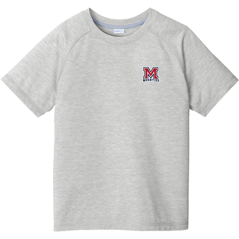 Jr. Mounties Youth PosiCharge Tri-Blend Wicking Raglan Tee